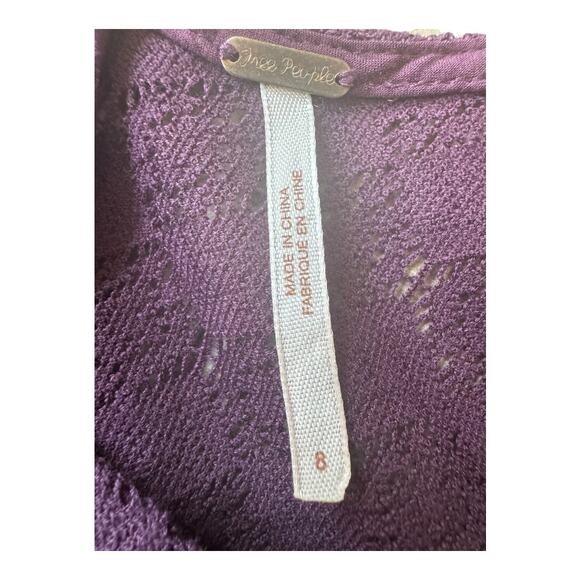 Free People | Women’s Purple Sleeveless Dress | Size 8 | 1015 - Picture 10 of 10